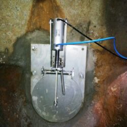 Installed drain closure device