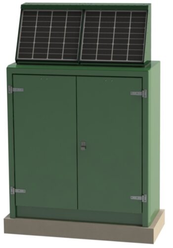 Double Door Solar Kiosk