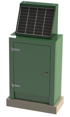 Single Door Solar Telemetry Kiosk