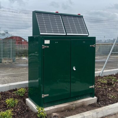 120W Solar Telemetry GRP Floor Standing Kiosk