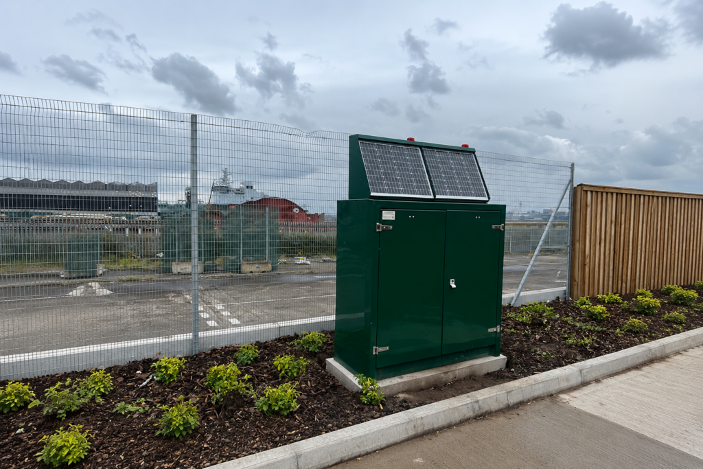 120W solar kiosk